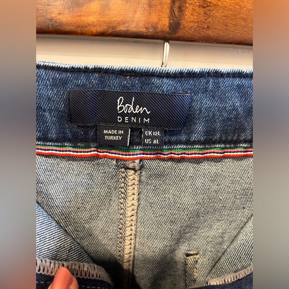 Boden Womens Denim Skirt Size 8 - Picture 7 of 8